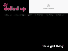 Tablet Screenshot of dolledup.com.au